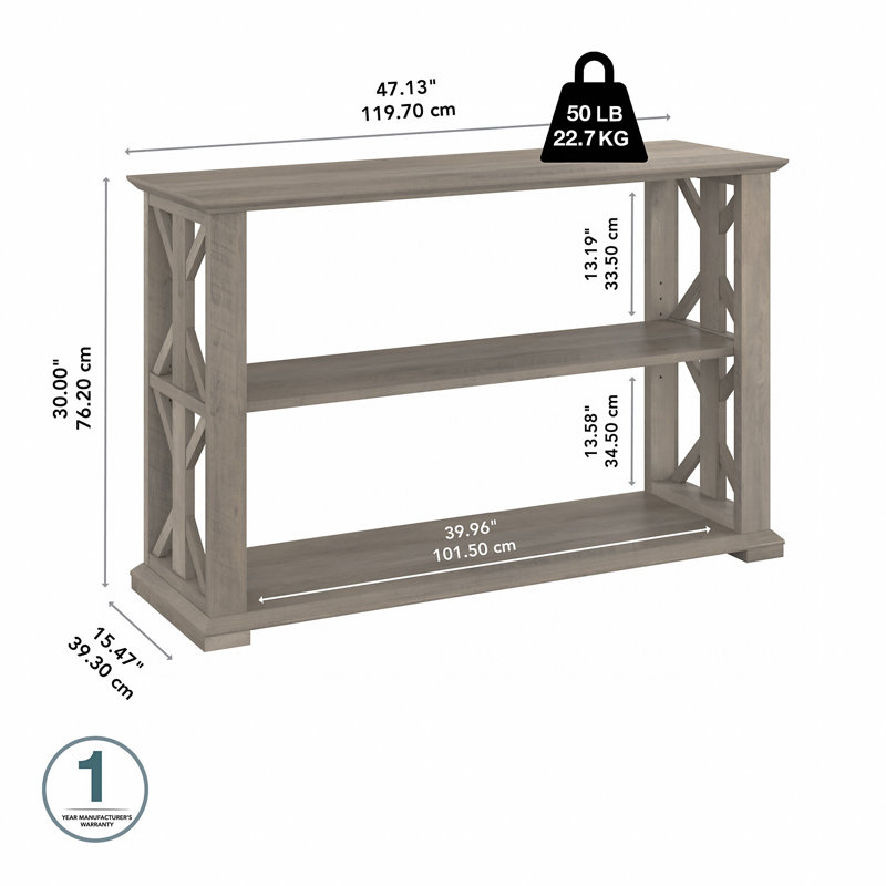Urijha 47'' Console Table, Driftwood Gray