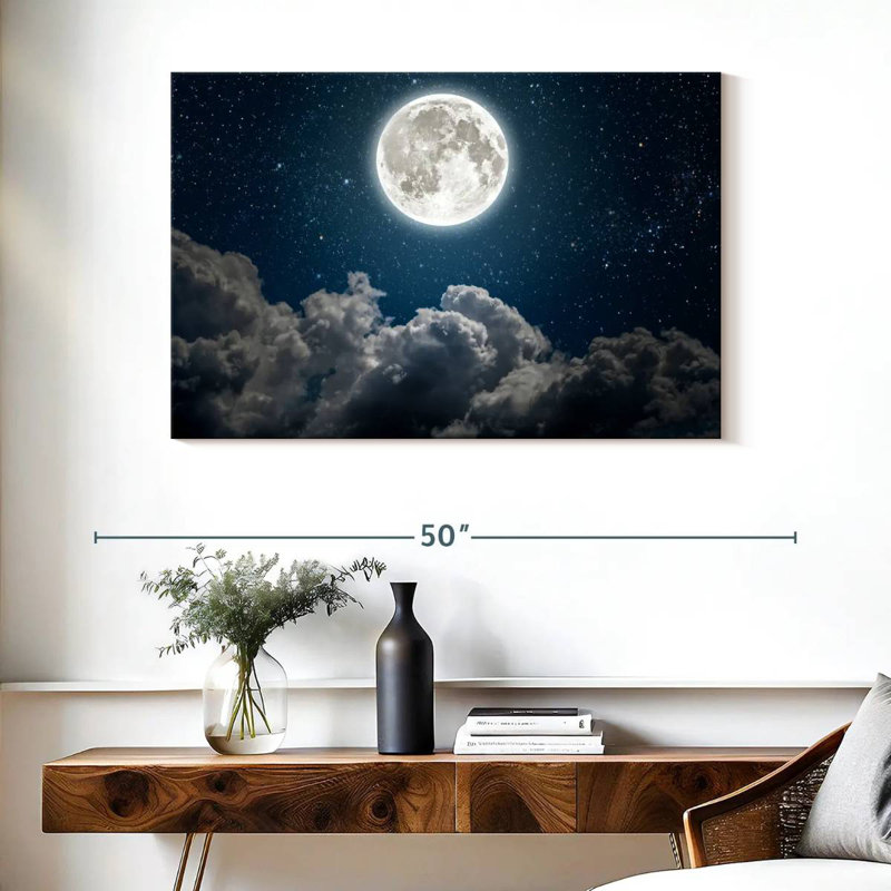 Oberle Beautiful Moon, 26" H x 39" W