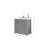 Boston 36 In. W X 22 In. D Left Offset Sink Bathroom Vanity In Alabaster With Cove Edge Quartz-109318156