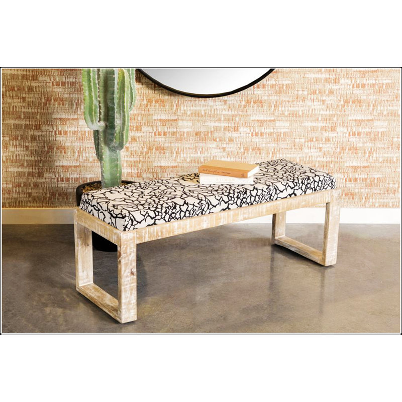 Sled Leg Accent Bench
