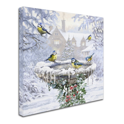 Armand 'Birdbath Flat' Print on Canvas
