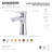 Millennium Single Hole Bathroom Faucet with Drain Assembly-28237114