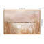 «Golden Pink Beach» par Allison Pearce - peinture à cadre flottant sur toile