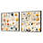 Mcm Scandinavian Harmony - Abstract Shapes Square Collage Set Of 2-101843966-101843967