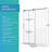 Frameless Single Sliding Shower Door