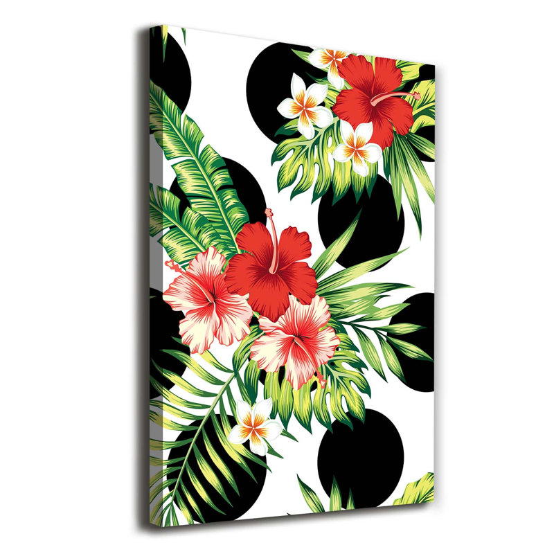 Hawaiian Pattern - Wrapped Canvas Print