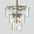 8 - Light Glass Dimmable Tiered Chandelier-1670322747