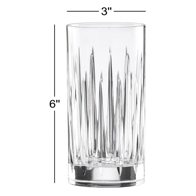 Soho Iced Beverage 13 oz. Lead Crystal Highball Glass