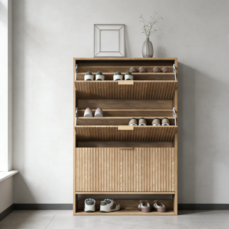 Armoire à chaussures haute Oak