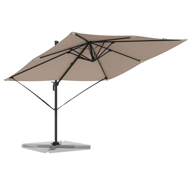 Cantilever Parasol, 265cm H x 285cm W x 285cm D, Taupe