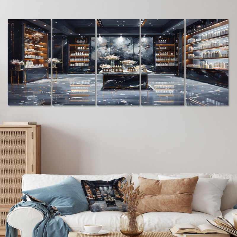 Ensemble de décoration murale Kaat - Stores, H 28 po x l 60 po