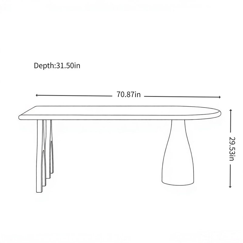French Simple Design Dining Table