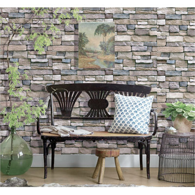 19.68' L x 17.7" W Paintable Peel and Stick Wallpaper Roll
