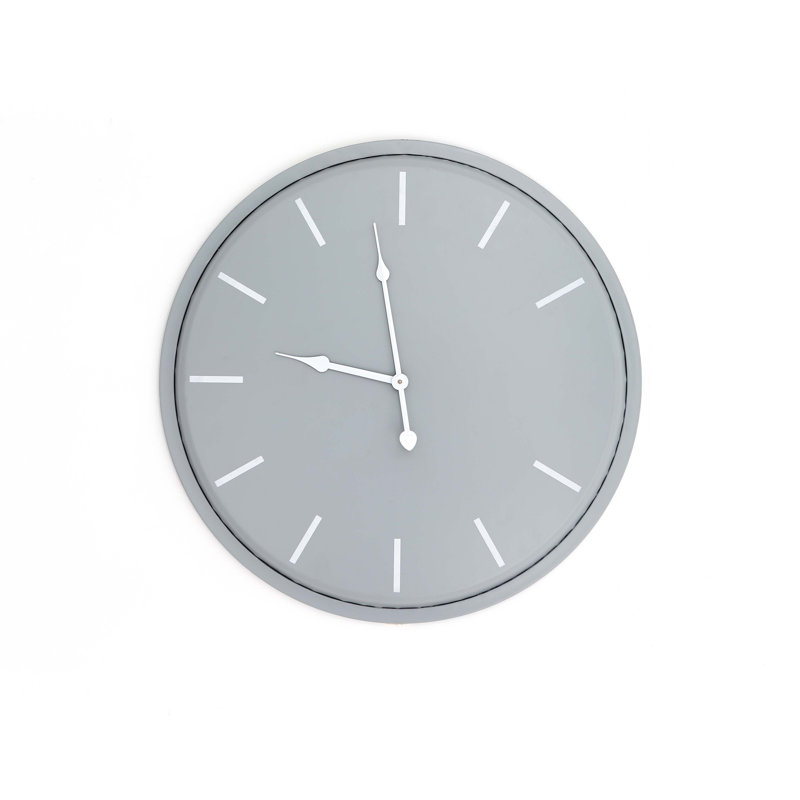 Anetia Wall Clock, Medium, Grey