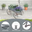 Jardinière surélevée Chasitty Wheel-697292960