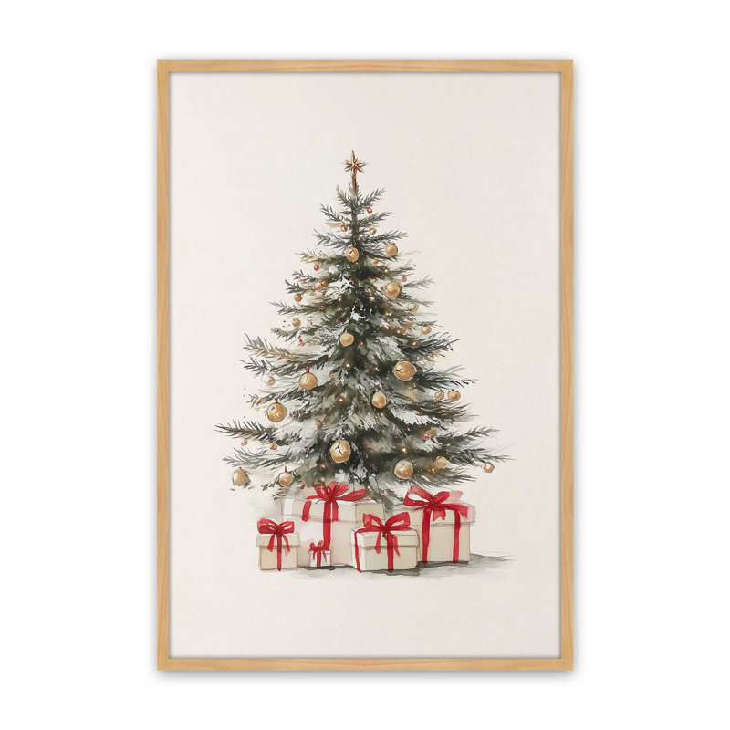 Reproduction d'art cadeaux dorés, Érable américain, 18 po x 24 po