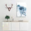 A Blue Jellyfish - Wrapped Canvas-56643394