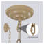 Lustre 24 pouces Boho, luminaire suspendu en corde de chanvre tissé avec cadre en fer à 5 couches, luminaire suspendu moderne réglable pour le salon, la salle à manger et la chambre à coucher (sans ampoules)
