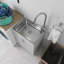 All-In-One 24.1" L x 21.3" W Drop-In Laundry Sink with Faucet