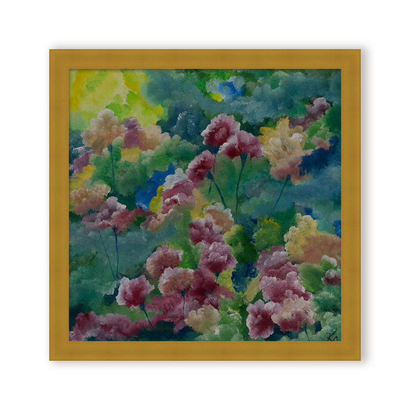 Nature Inspired "Petals of Spring" Canvas Wall Art By , 30" H x 30" W, Framed Canvas, Beige