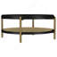 Table basse ronde avec étagère de rangement Benson-2105333014