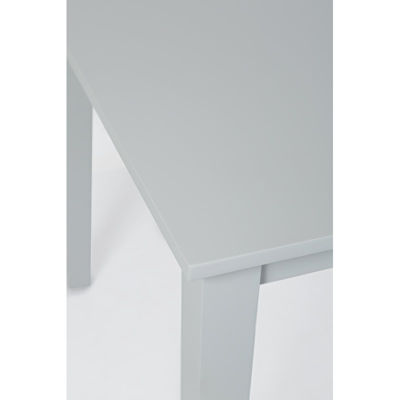 Iyad Solid Wood Dining Table, Gray, 30”H x 60”L x 36”W