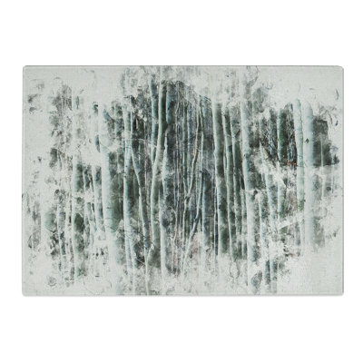 Forest Woodland Watercolour Chopping Board