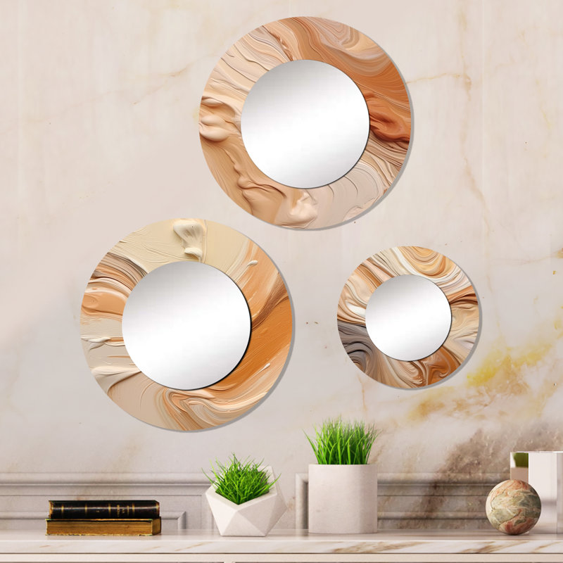 Devala Metal Round Mirror