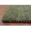 Tapis vert élégant de style Gabbeh 5 x 12 avec motif subtil