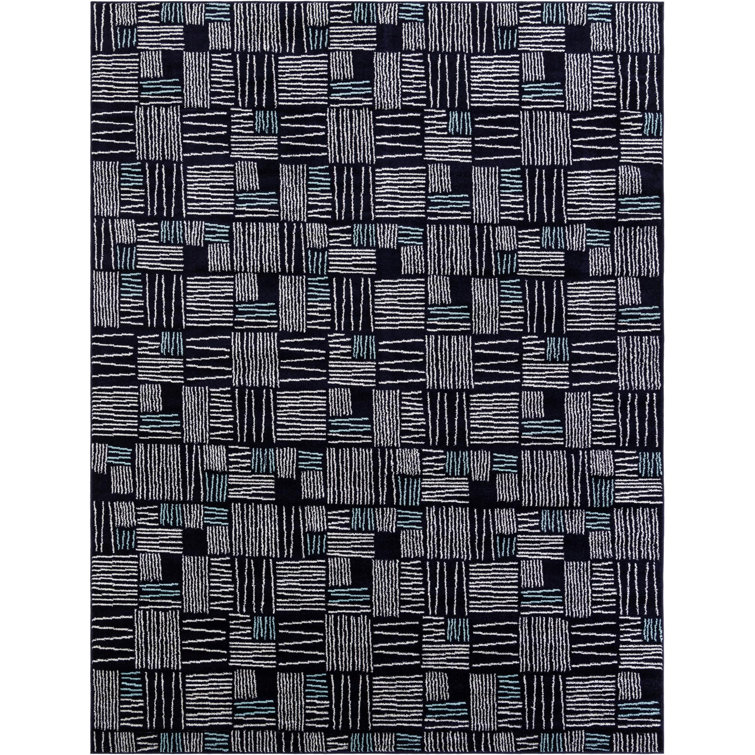 Anaka Synthetic Geometric Indoor Rug