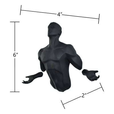 Adam & Friends Home Decor Emerging Man Sculpture | 1-Piece