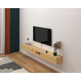 Josylin Solid Wood Floating TV Stand for TVs up to 78"