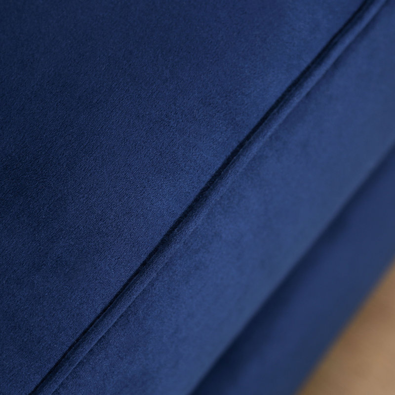 Moorton Upholstered 91'' Sofa, Navy