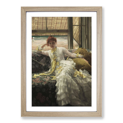 Lady at the Seaside by James Tissot - Picture Frame Painting