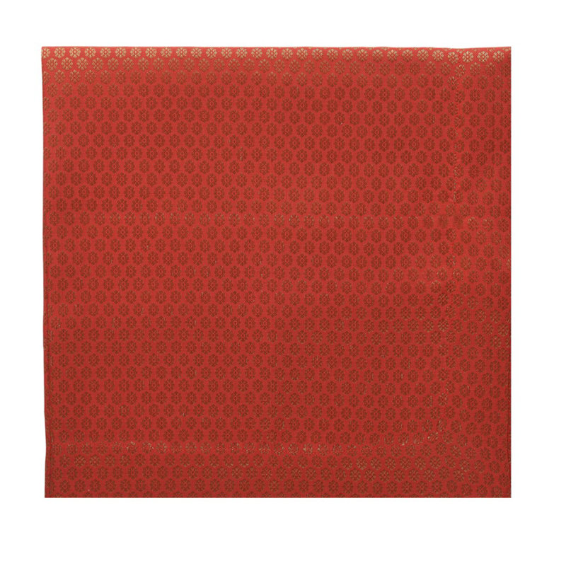 Poppy Napkin, Red/Gold