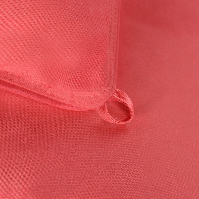 Insert de couette en duvet synthétique réversible Blue Nile Mills Classic, Édredon simple TG, Corail