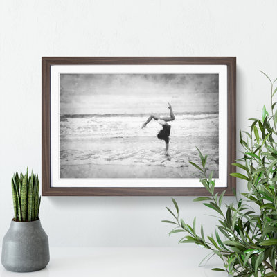 Beach Gymnastics - Picture Frame Painting