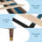 Platform Bed Frame with Headboard, Comfy Corduroy Upholstered Bed Frame with Wooden Slats Support, No Box Spring Needed-855076893-855076889