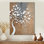 «White Tree of Life Summer Breeze On Wood», reproduction d'art sur toile, arbre blanc