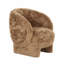 Natural Vegan Shearling Accent Chair-675092097
