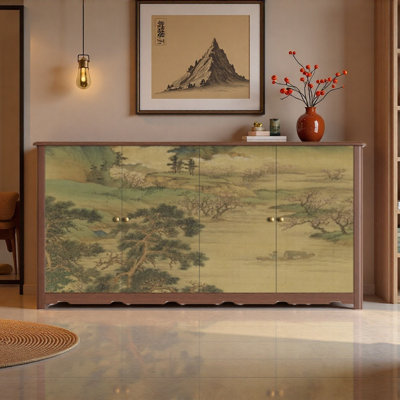 Multi-Functional Solid Wood Sideboard