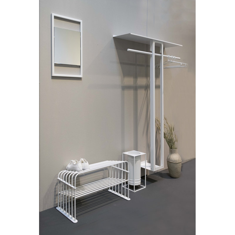 GRID Shoe Rack, White