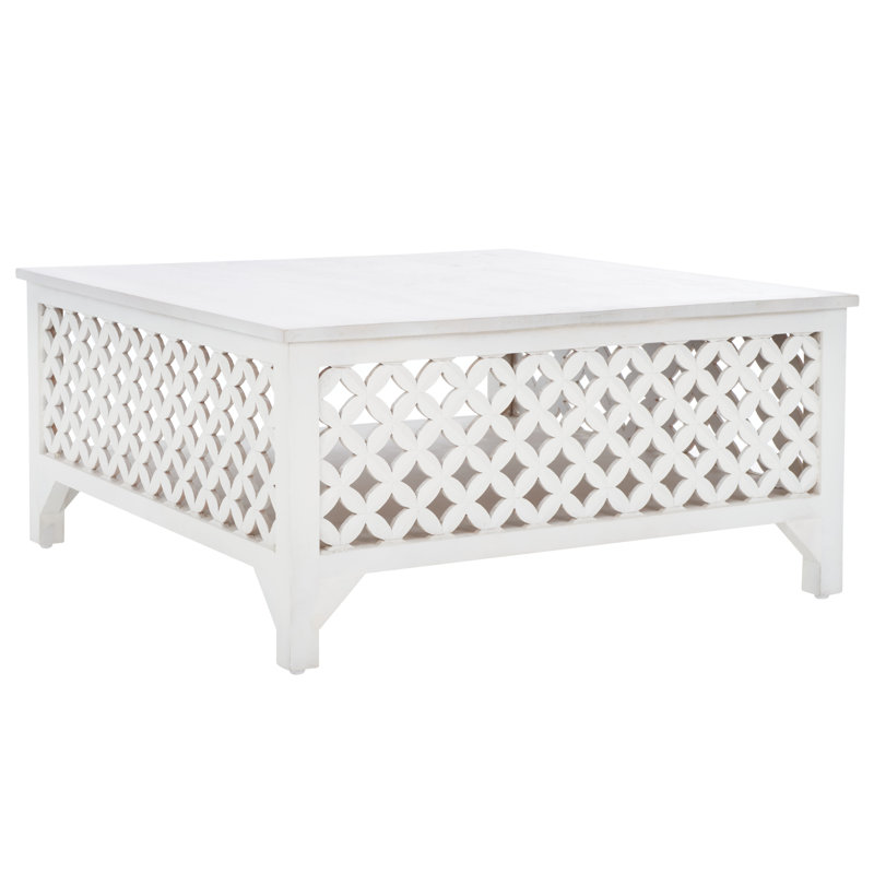 Nyah Coffee Table, White
