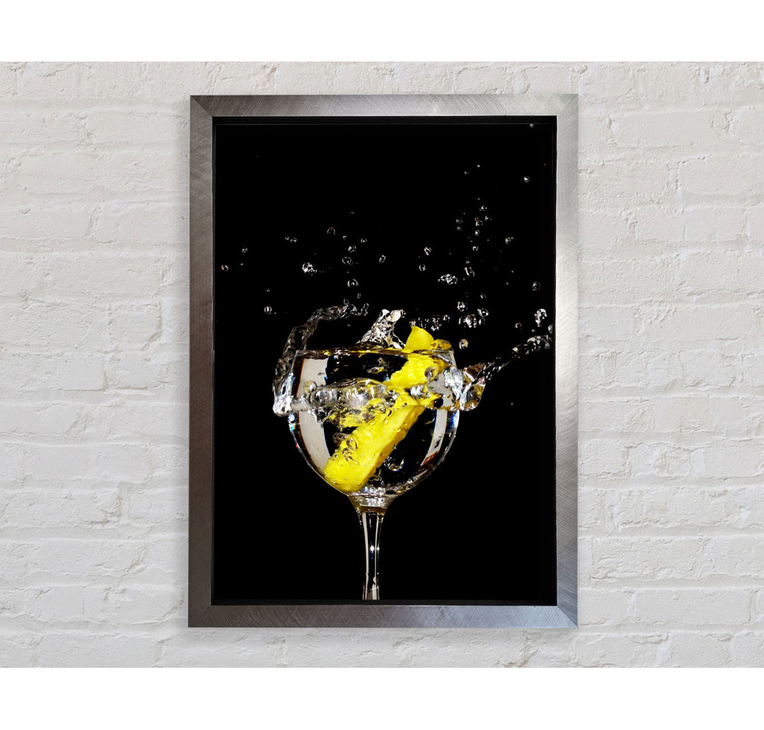 Gin And Tonic Lemon Splash - Drucken