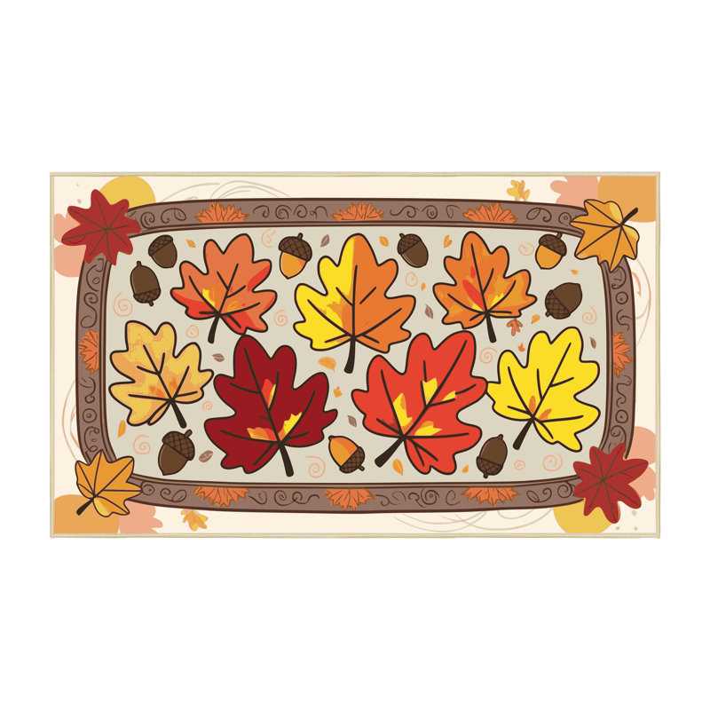 Tapis de Noël East Urban Home, Rectangle 7 pi x 9 pi
