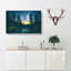 Mountain Stream In Abstract - Wrapped Canvas-55307587