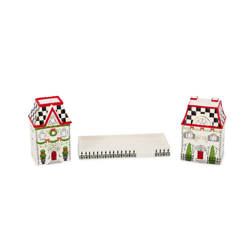 Holly Village Salt And Pepper Set