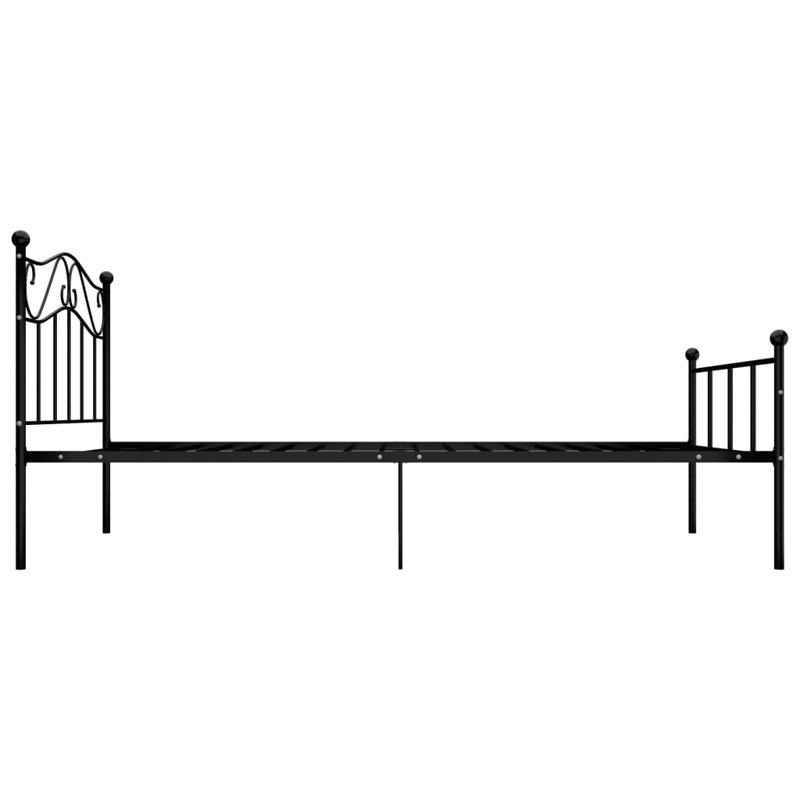 Vankirk Open-Frame Bed, 90 x 200 cm, Black