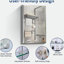 Pharmacie 15 po x 26 po avec miroir Aluminium-282307981