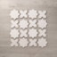 Parma Star and Cross 6" Terracotta Look Porcelain Floor and Wall Tile   -574228131